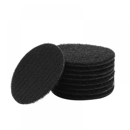 

5Pcs Carpet Gripping Stickers Double Sided Hook And Loop Adhesive Fabric Mounting Tape Sticky Pads for Couch Cushion Rug Sheet Holder Picture Poster Hanging