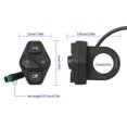 thumbnail image 5 of BQBQERT Electric Scooter 5 Pin Turn Signals Switches Waterproofs Headlight Button Kickscooter Replacement Accessories Enduring, 5 of 13