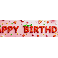 thumbnail image 4 of Strawberry Themed Happy Birthday Banner Party Decoration Backdrop Background Photo Props for Birthday Parties Kids Celebrations Family Gatherings and Photo Shoots, 4 of 7