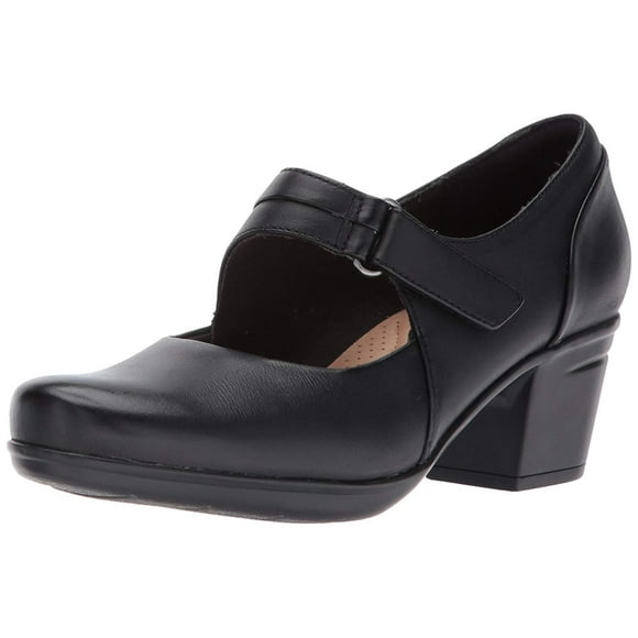 Clarks Women's Emslie Lulin Dress Pump, Black, 5.5 M US