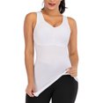 thumbnail image 5 of FALEXO Women's Shapewear Tank Tops Slimming Tummy Control Padded Seamless Compression Body Shaper Top Plus Size, 5 of 7