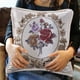thumbnail image 5 of 17.7 Inches 45cm Wide Wide Pack Of European Emboss Flower Pillows Sofa Waist Cushions Car Bedrooms Home Backrests Pillowcases, 5 of 6