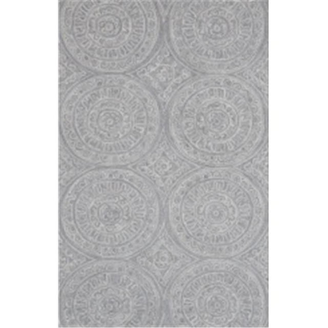 Dynamic Rugs GL697866140 Galleria Rugs, Silver - 5 x 8 in.