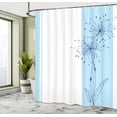 thumbnail image 5 of Ambesonne Striped Shower Curtain, Vertical Long Lines, 69"Wx70"L, Pale Blue, 5 of 5