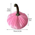 thumbnail image 2 of AMERTEER  1pcs Simulation Pumpkin Mini Velvet Pumpkins For Fall Halloween Thanksgiving Festival Decor With Exquisite Craftsmanship, 2 of 16