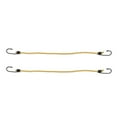 thumbnail image 1 of Cuerdas de equipaje con ganchos de 60 cm, cuerdas elásticas ajustables con hebilla de metal, amarillas, 2 piezas, 1 of 7