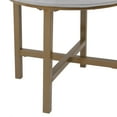 thumbnail image 2 of HomePop Decorative Round Ottoman with Metal Base, Multiple Colors, 2 of 8