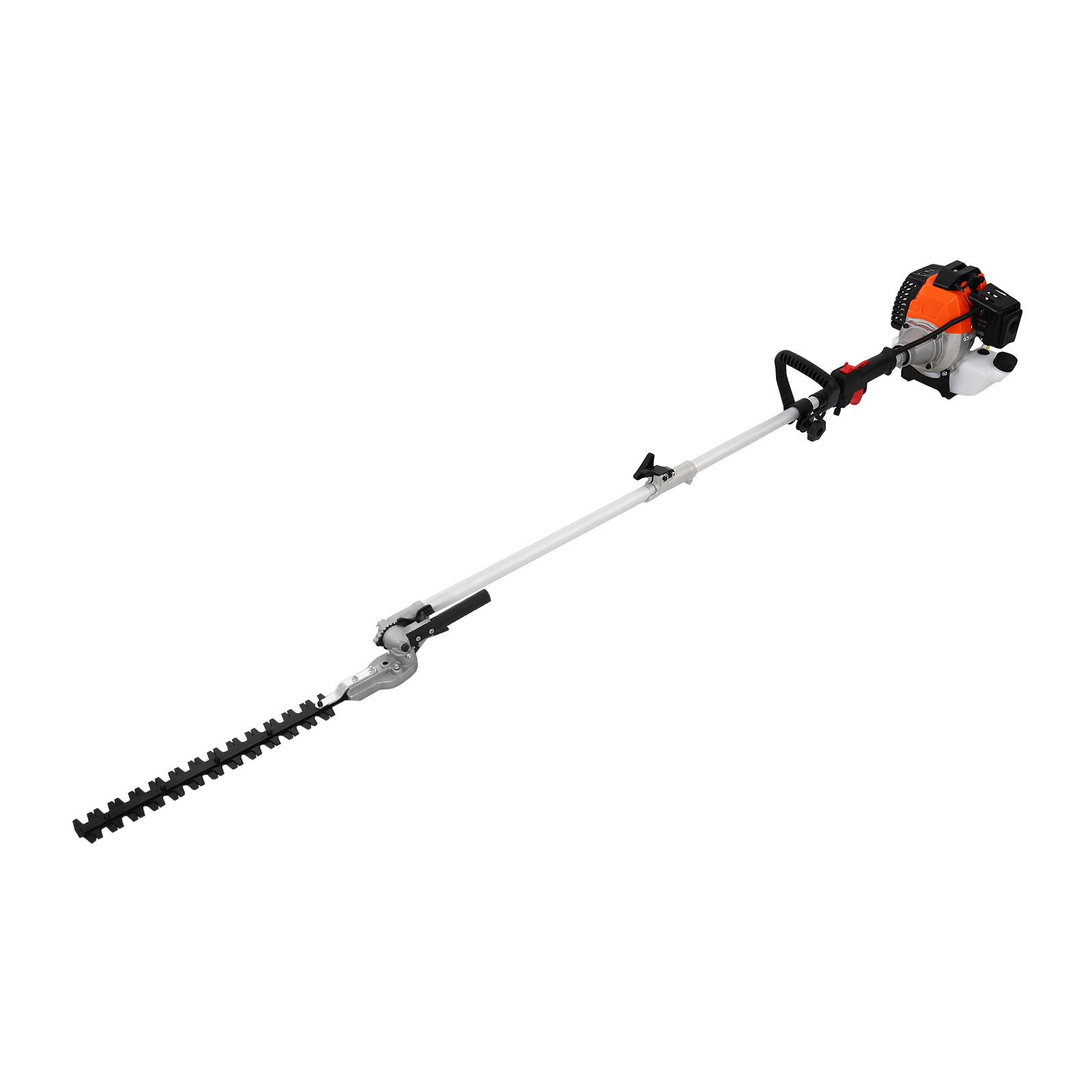 Hassch 5in1 52cc Petrol Hedge Trimmer Chainsaw Brush Cutter Pole Saw