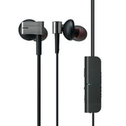 Phiaton PS 202 NC Wired Active Noise Cancelling Earbuds with Mic - Compact Design, Inline Remote, Headphone Jack. Travel, Airplanes and Train