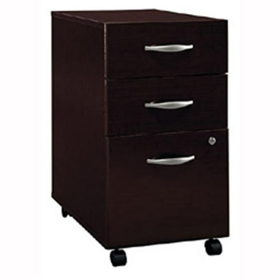 Bush Business Furniture  Series C Three-Drawer File - Mocha Cherry