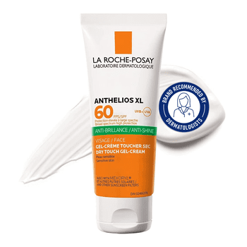 La Roche-Posay Anthelios Dry Touch SPF 60, Matte Sunscreen for Oily and Acne-Prone Skin, 50mL