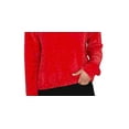 thumbnail image 3 of Sanctuary Womens Ribbed Cropped Mock Sweater Red L, 3 of 3