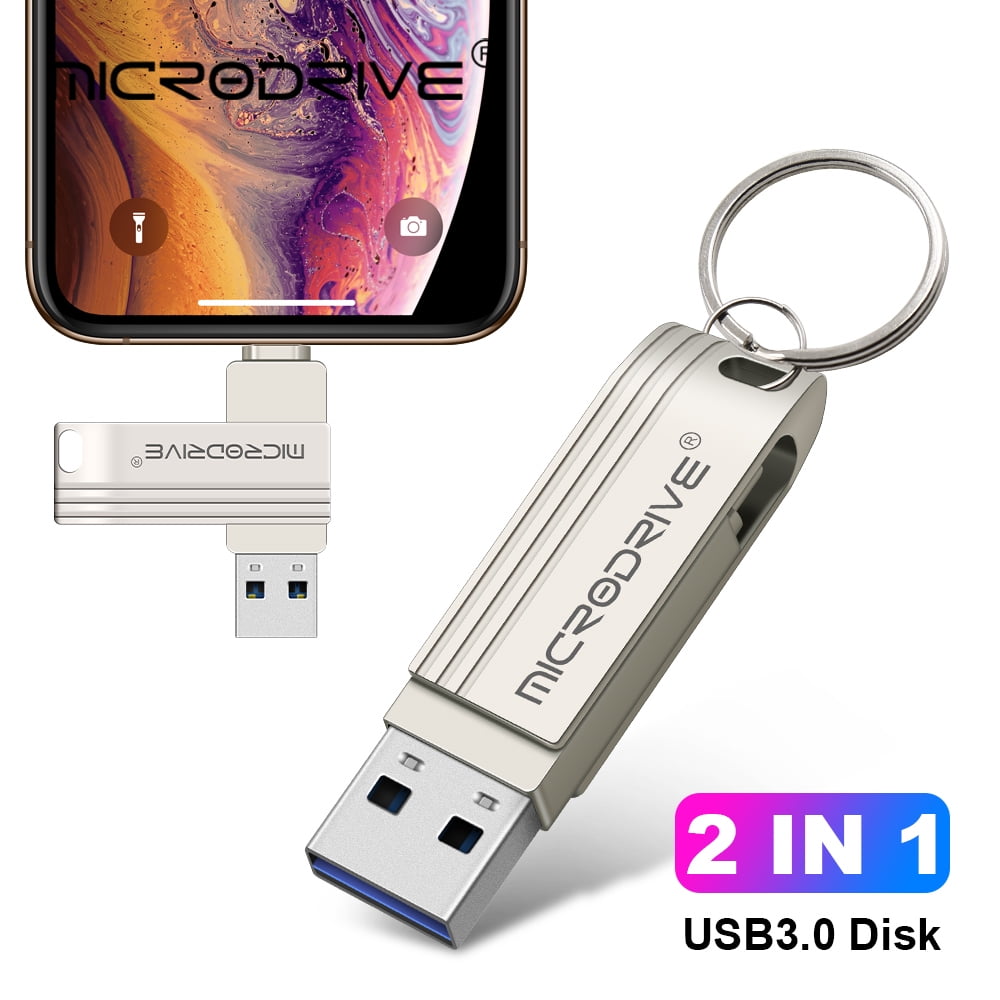 in OTG to Lightning phone Flash Pen Drive Metal Memory