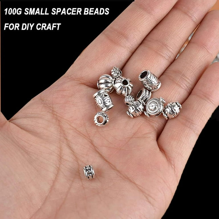 Small Faceted Rondelle Beads Round Spacer (30pcs / 5mm x 4mm / Tibetan, MiniatureSweet, Kawaii Resin Crafts, Decoden Cabochons Supplies