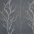 thumbnail image 4 of VCNY Home Kingdom Grey Branch Grommet Blackout Curtain, 40" x 95", 4 of 5