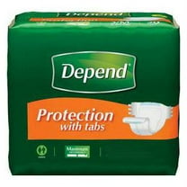Depend Protection with Tabs Incontinence Underwear, Maximum Absorbency, Small/Medium 20 ea (Pack of 3)