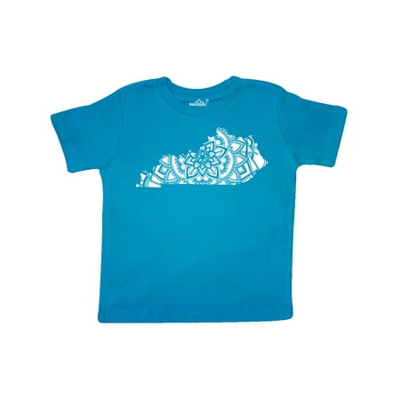 

Inktastic Kentucky Silhouette Mandala Gift Toddler Boy or Toddler Girl T-Shirt