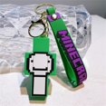 thumbnail image 2 of Modern Anime Cartoon Silicone Keychain Backpack Charm Accessory For Kids And Adults Durable Decorative Taster Glasses Womens Wallets Key Bands Wallet Wrist Strap round Acrylic Blanks Wrist Key Fob Key, 2 of 4
