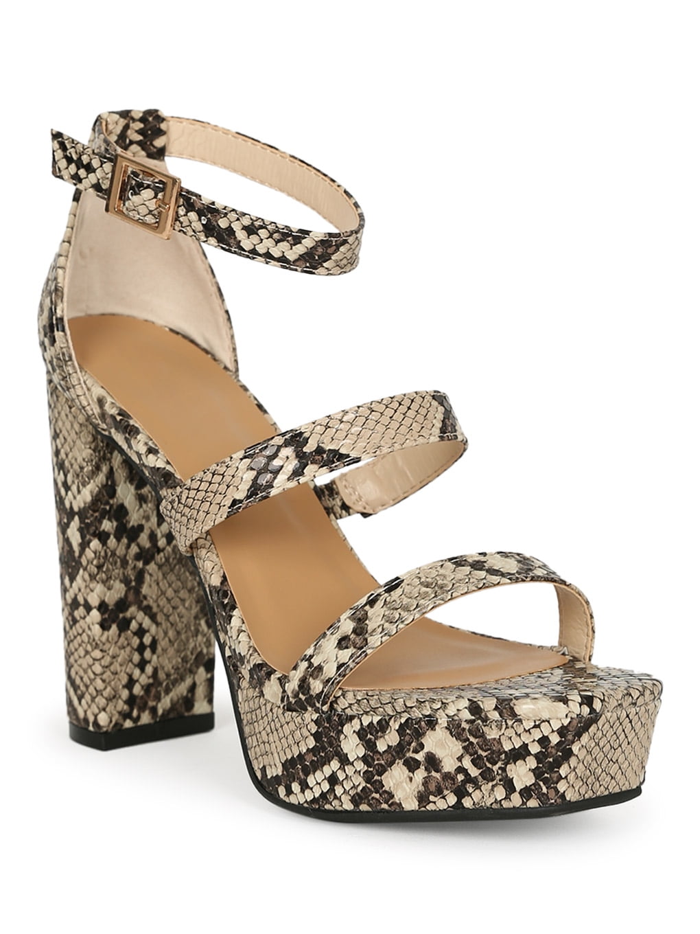 square toe platform heels