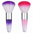 thumbnail image 1 of Makeup Brush 2 Pieces Soft Nail Art Dust Remover Powder Brush Cleaner for Acrylic and Makeup Powder Blush Brushes (Pink, Purple), 1 of 5