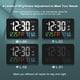 thumbnail image 5 of Higrómetro de Termómetro Inteligente de Reloj de Escritorio Tuya Wifi Con Soporte de Pantalla LED Digital Wifi Auto-Calibracia/Brillo de 4 Niveles/Aplicación Vista Remota/Alto, 5 of 7