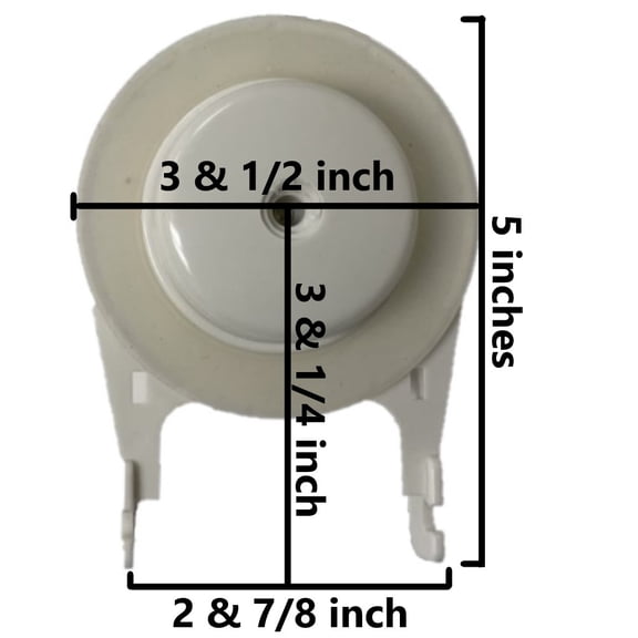 3.5 Inch Toilet Flapper with Adjustable Buoy Float Upgrade for Best Flush by NuFlush