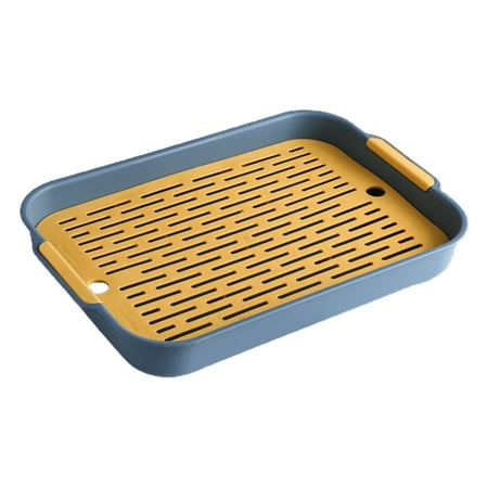 

Multi-purpose Double Layer Drain Serving Platter Clean and Tidy for Fruit Veget