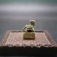 thumbnail image 2 of Auspicious Design Animal Seal Statue Rust-proof Copper Four Symbols Mythical Beast Pixiu Figurine for Home, 2 of 7