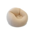thumbnail image 3 of Inflatable Beanless Bean Bag Chair Lounge Sofa, 45x45x28"- Beige, 3 of 10