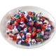 thumbnail image 5 of cuentas de arcilla,Cuentas de arcilla con bandera nacional para la fabricación de joyas,Cuentas espaciadoras de arcilla polimérica redondas y planas de 6 mm de color rojo,kit para hacer, 5 of 6
