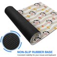 thumbnail image 6 of Long Mouse Pads for Desk,Beige Cow Flower Pattern Desk Mats on Top Of Desks, Desk Mouse Pad Extra Large with 3mm Non-Slip Base and Stitched Edge for Gaming,Office,Work,Home 31.5"x11.8", 6 of 6