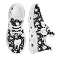 thumbnail image 1 of Zapatos planos con estampado divertido de dientes de dentista para mujer, zapatillas azules con cordones, calzado transpirable de verano para adolescentes., 1 of 6