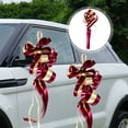 thumbnail image 2 of 10pcs Wedding Scene Car Pull Bows Party Decorations Gift Wrapping Pull Bow, 2 of 8
