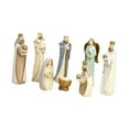 thumbnail image 3 of CoudarTitie Nativity Set Craft Religious Table Centerpiece Indoor Christmas Decoration Resin Color, 3 of 9