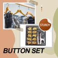 thumbnail image 3 of CNKOO 100 Piece/set 10-17mm Snap Button Fastener Set Buttons Kit for Jacket Shoes Waistband Boots Copper Press Stud Sewing Accessory Gold, 3 of 9