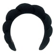 thumbnail image 5 of Diadema de esponja en forma de nube para la parte superior del cráneo, cueva para el cabello, toalla para lavarse la cara, diadema de tela para mujer, 5 of 5