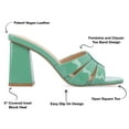 thumbnail image 2 of Journee Collection Womens Ellington Inset Covered Block Heel Slip On Sandals, 2 of 6