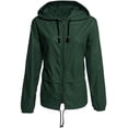 thumbnail image 1 of HAHDAXIA Women Raincoat Lightweight Waterproof Rain Jacket Packable Cycling Jacket Windbreaker for Outdoor, 1 of 7