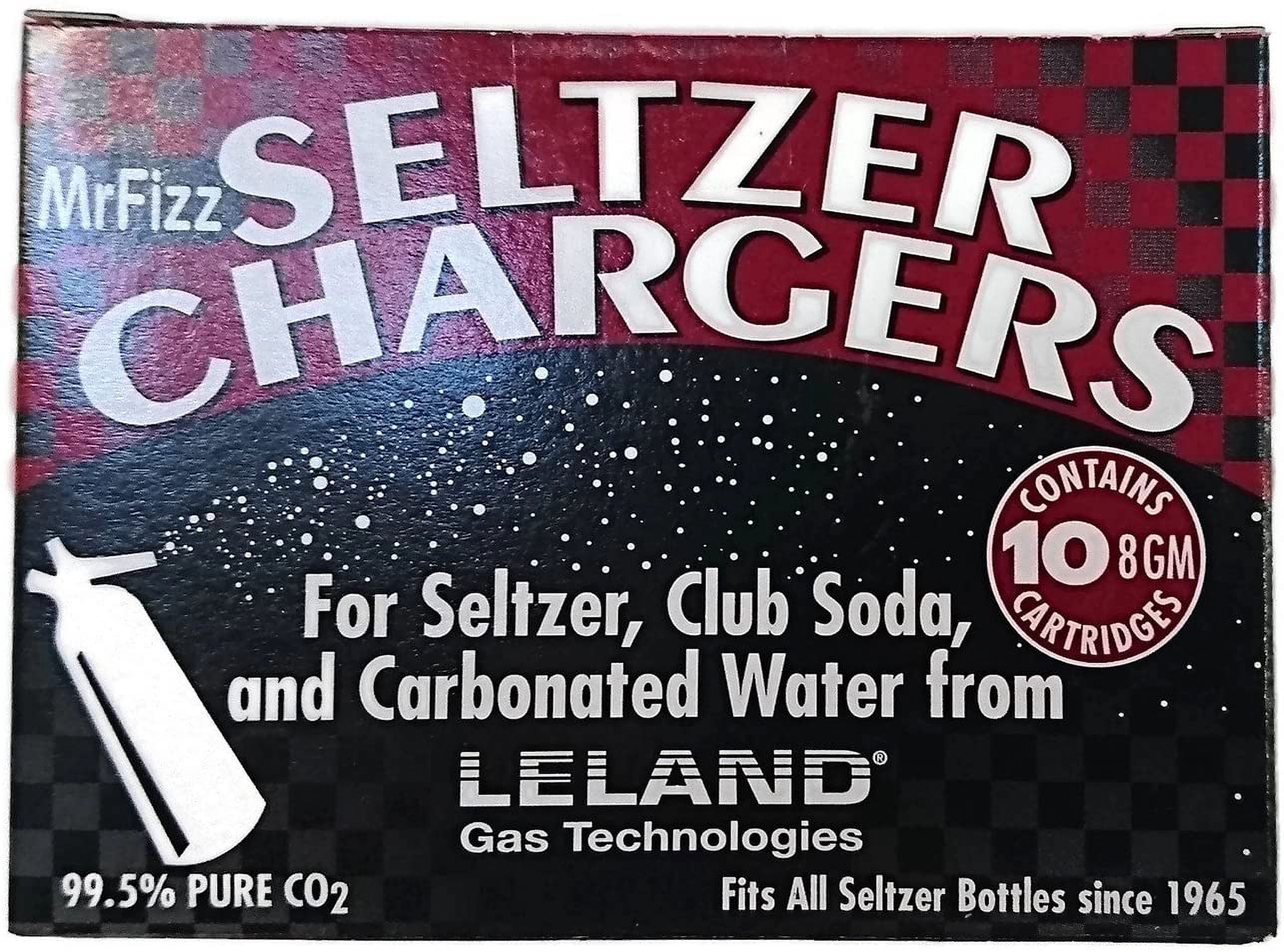 MrFizz Sod Leland Mr Fizz Seltzer 8g CO2 Charger 50PK Compatible