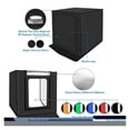 thumbnail image 4 of 60x60 Photo Studio Light Box Photography Studio Shooting Light Tent Box 6 Colors Backgrounds Tabletop LED Light Studio Box ,Long Lasting, 4 of 7