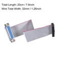 thumbnail image 4 of Cable plano IDC DB25 hembra a conector FC-26 hembra 2.54mm de paso 20cm de largo, 2 piezas, 4 of 5
