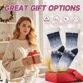 thumbnail image 5 of Womens Fuzzy Slipper Grips Socks Fluffy Winter Warm Fleece Lining Non Slip Thick Thermal Cozy Plush Socks, 5 of 6