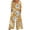 A-Brown, variant on Floral Jumpsuits for Women Summer V Neck Jumper Zip Up Wide Leg Romper Beach Vacation Outfits with Pockets