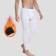 thumbnail image 1 of Leggings casuales de forro polar para hombre, pantalones largos rectos cilíndricos que mantienen el calor, pantalones de rayón para hombre, 1 of 6