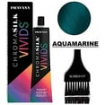 thumbnail image 3 of Pravana ChromaSilk VIVIDS CRYSTALS Hair Color Shades with Silk & Keratin Amino Acids Dye (with Sleek Brush) Haircolor Crystal (Aquamarine), 3 of 3