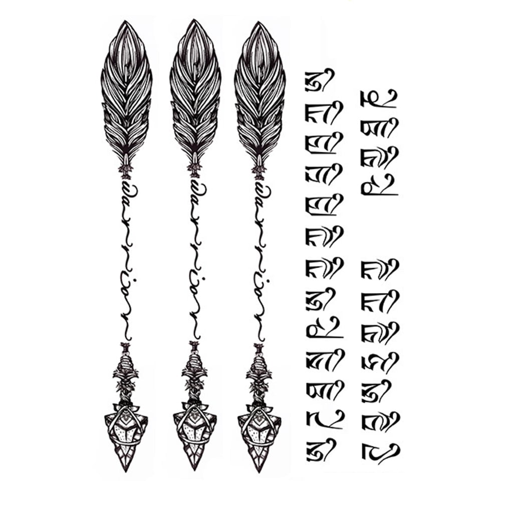 babydream1 Sanskrit Feather Body Tattoo Women Men DIY Temporary Art Arm Fake Shoulder Thigh Sticker | Walmart Canada babydream1 Sanskrit Feather Body Tattoo Women Men DIY Temporary Art Arm Fake Shoulder Thigh Sticker | Walmart Canada