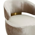 thumbnail image 4 of TOV Furniture Austin Champagne Velvet Swivel Chair, 4 of 6
