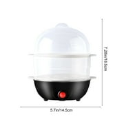 Electric Egg Cooker Boiler Maker Soft,Medium or Hard Boil,14 Egg Capacity Two Layer Egg Maker,Egg Steamer,With Automatic Shut Off,Noise Free