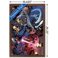 thumbnail image 3 of Marvel Comics - The X-Men - Classic Group Fighting Wall Poster, 14.725" x 22.375", Framed, 3 of 3