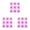 Pink, variant on CHENjy Bead Board for Craft, 2.6mm Fuse Bead Pegboard with 52 Pegs, Reusable Bead Art Board for Patterns and Projects, 2 PCS,Grey